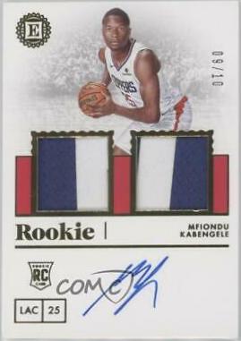 Mfiondu Kabengele [Dual Jersey Autograph Gold] #266