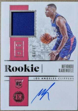 Mfiondu Kabengele [Jersey Autograph] #202