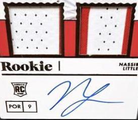 Nassir Little [Dual Jersey Autograph Bronze] #269
