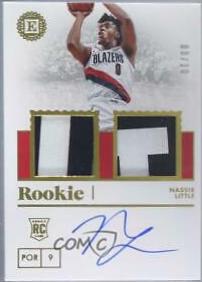 Nassir Little [Dual Jersey Autograph Gold] #269