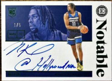 Naz Reid [Autograph Green] #165