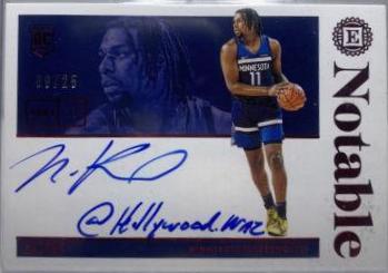 Naz Reid [Autograph Red] #165