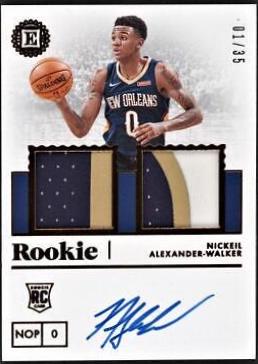 Nickeil Alexander Walker [Jersey Autograph Bronze] #227