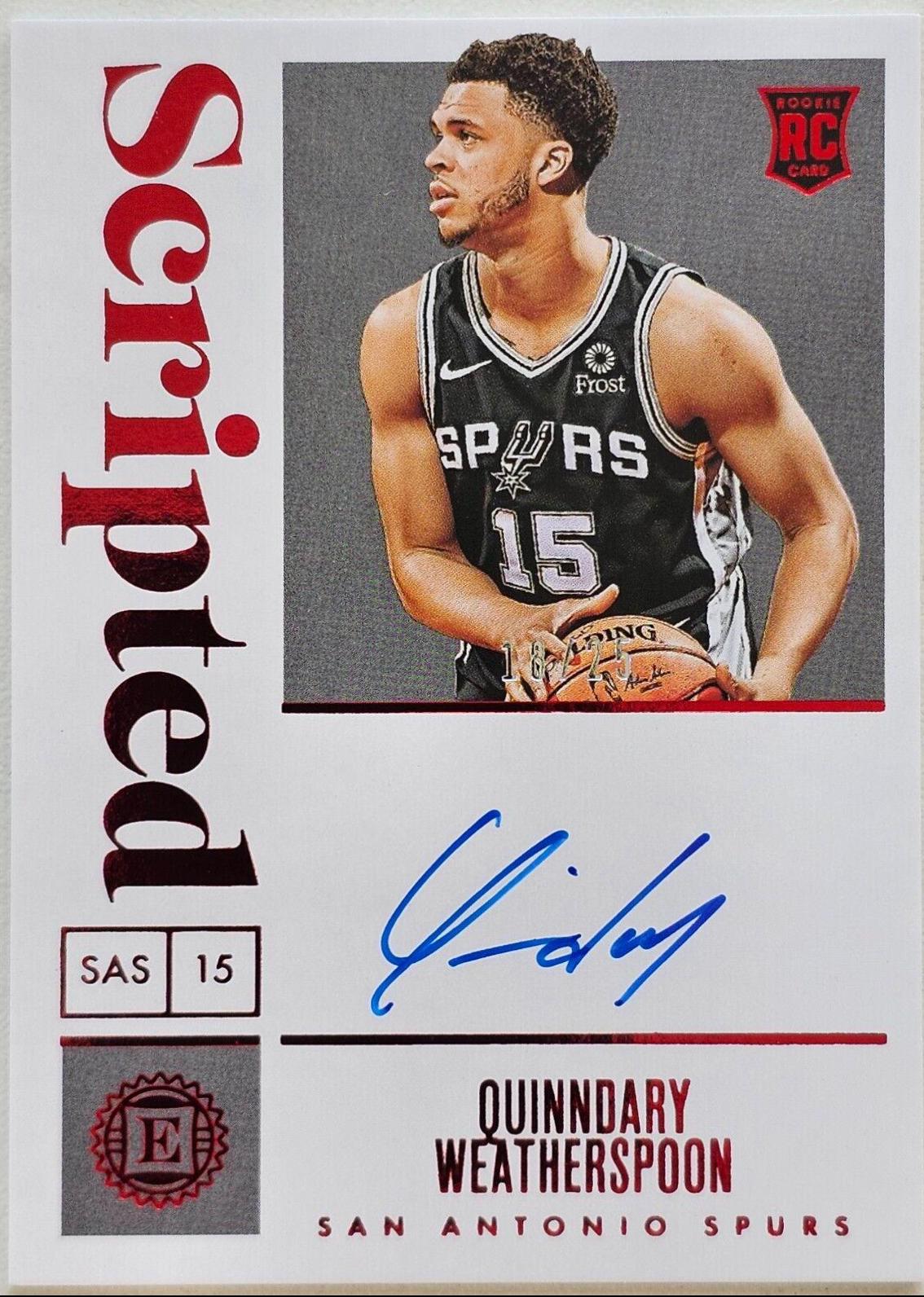 Quinndary Weatherspoon [Autograph Red] #134