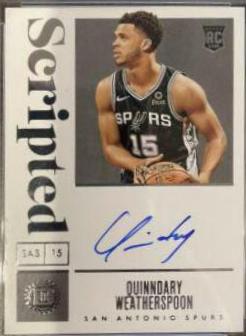 Quinndary Weatherspoon [Autograph] #134