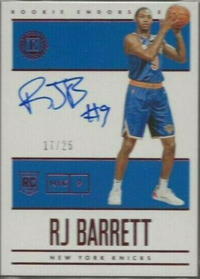 RJ Barrett [Autograph Red] #104