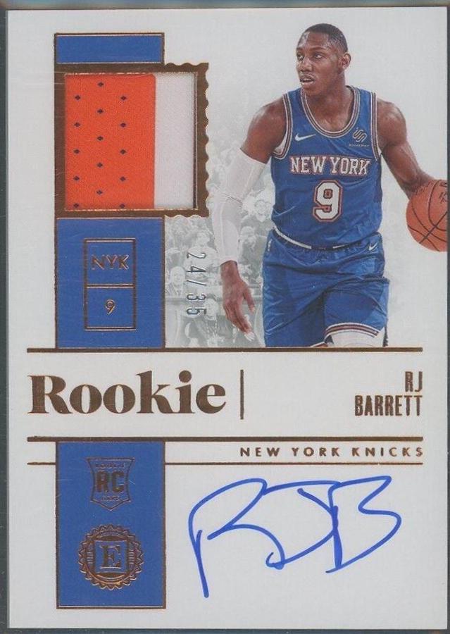 RJ Barrett [Jersey Autograph Bronze] #211