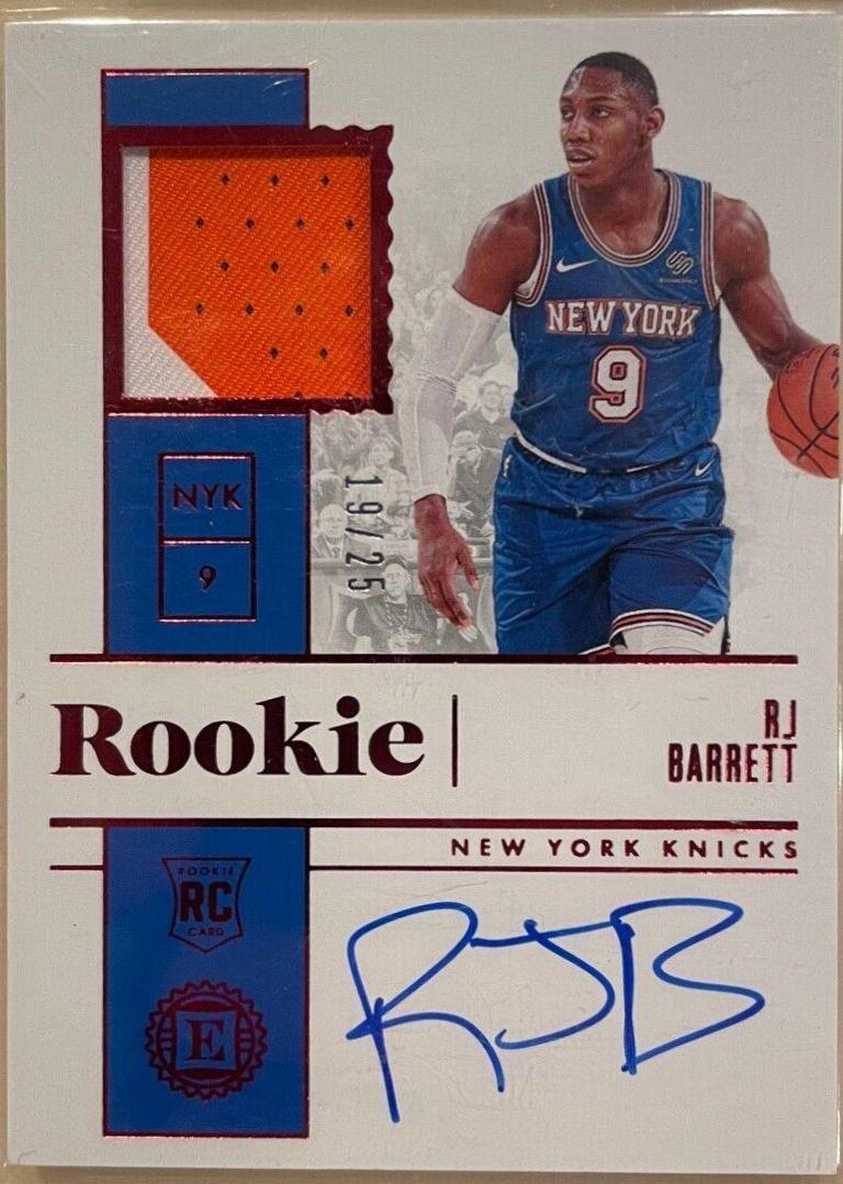 RJ Barrett [Jersey Autograph Red] #211
