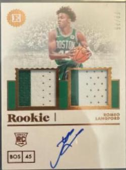 Romeo Langford [Dual Jersey Autograph] #254