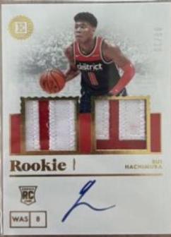 Rui Hachimura [Dual Jersey Autograph Gold] #235