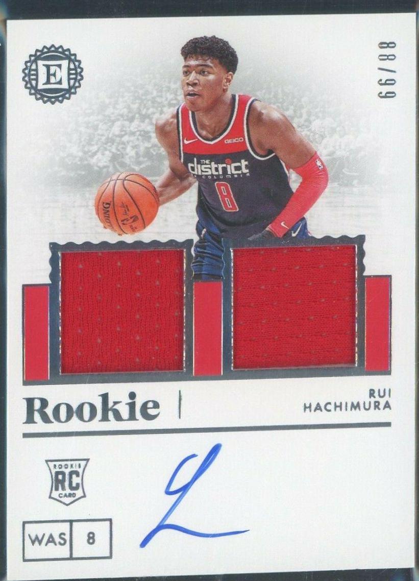 Rui Hachimura [Dual Jersey Autograph] #235