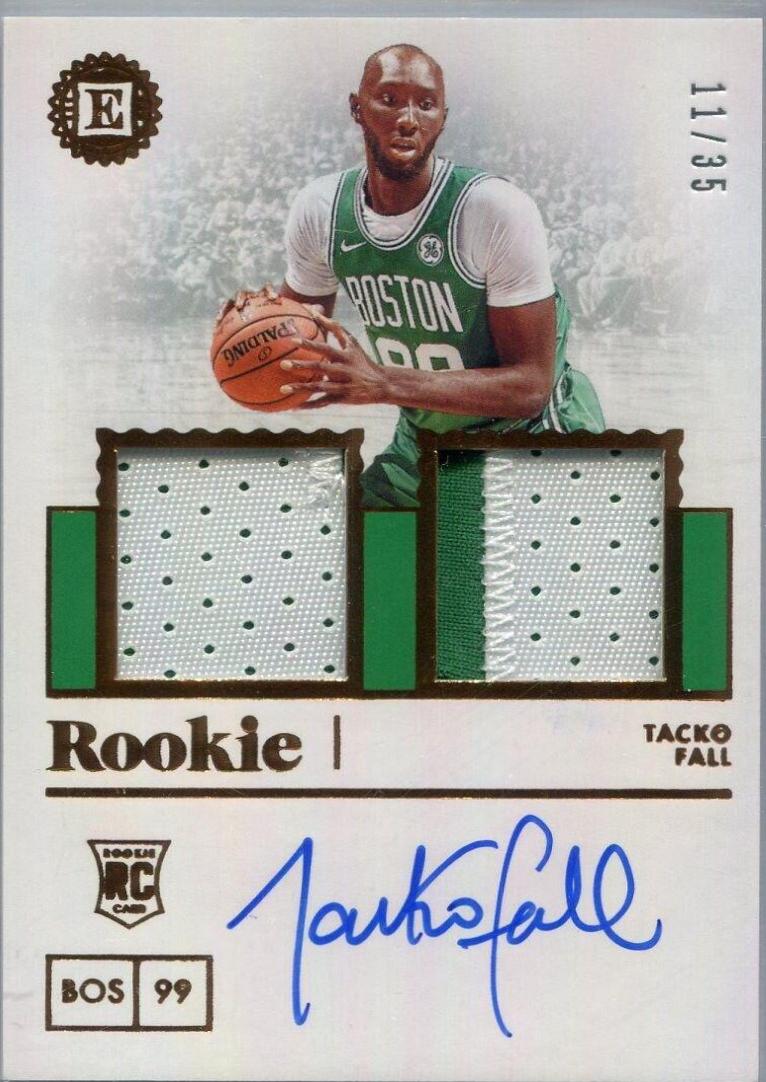Tacko Fall [Dual Jersey Autograph Bronze] #249