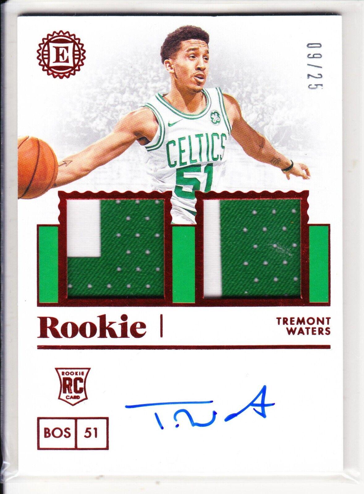 Tremont Waters [Dual Jersey Autograph Red] #248