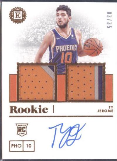 Ty Jerome [Dual Jersey Autograph Bronze] #244