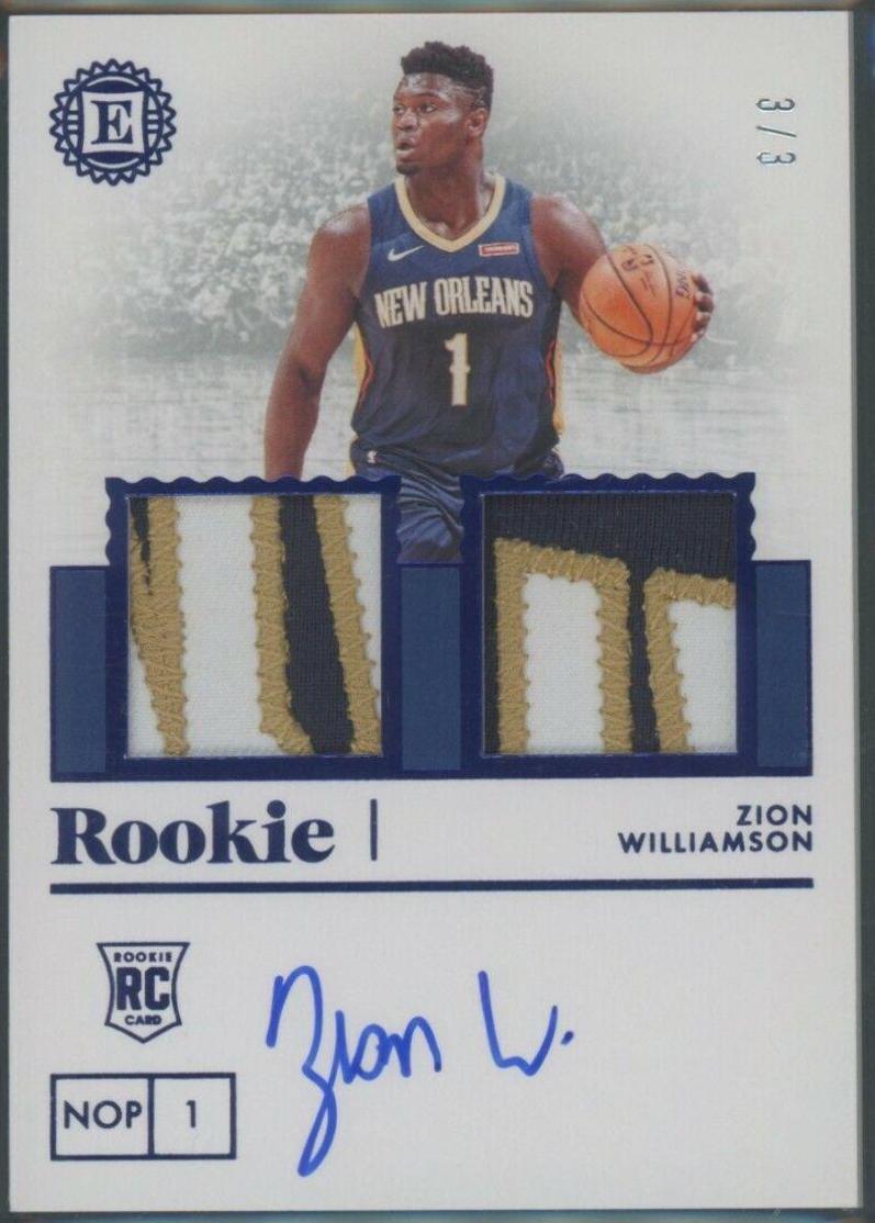 Zion Williamson [Jersey Autograph Blue] #191
