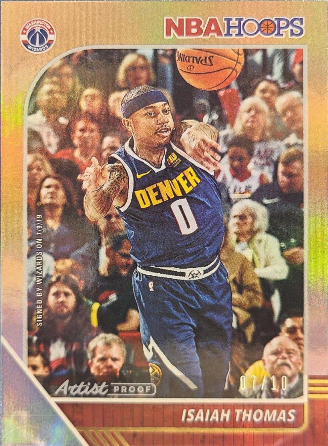 Isaiah Thomas [Gold Artist Proof] #154