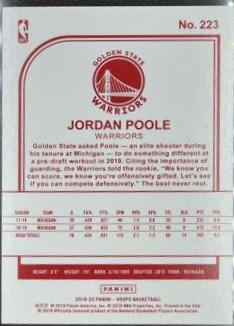 Jordan Poole [Red Back] #223