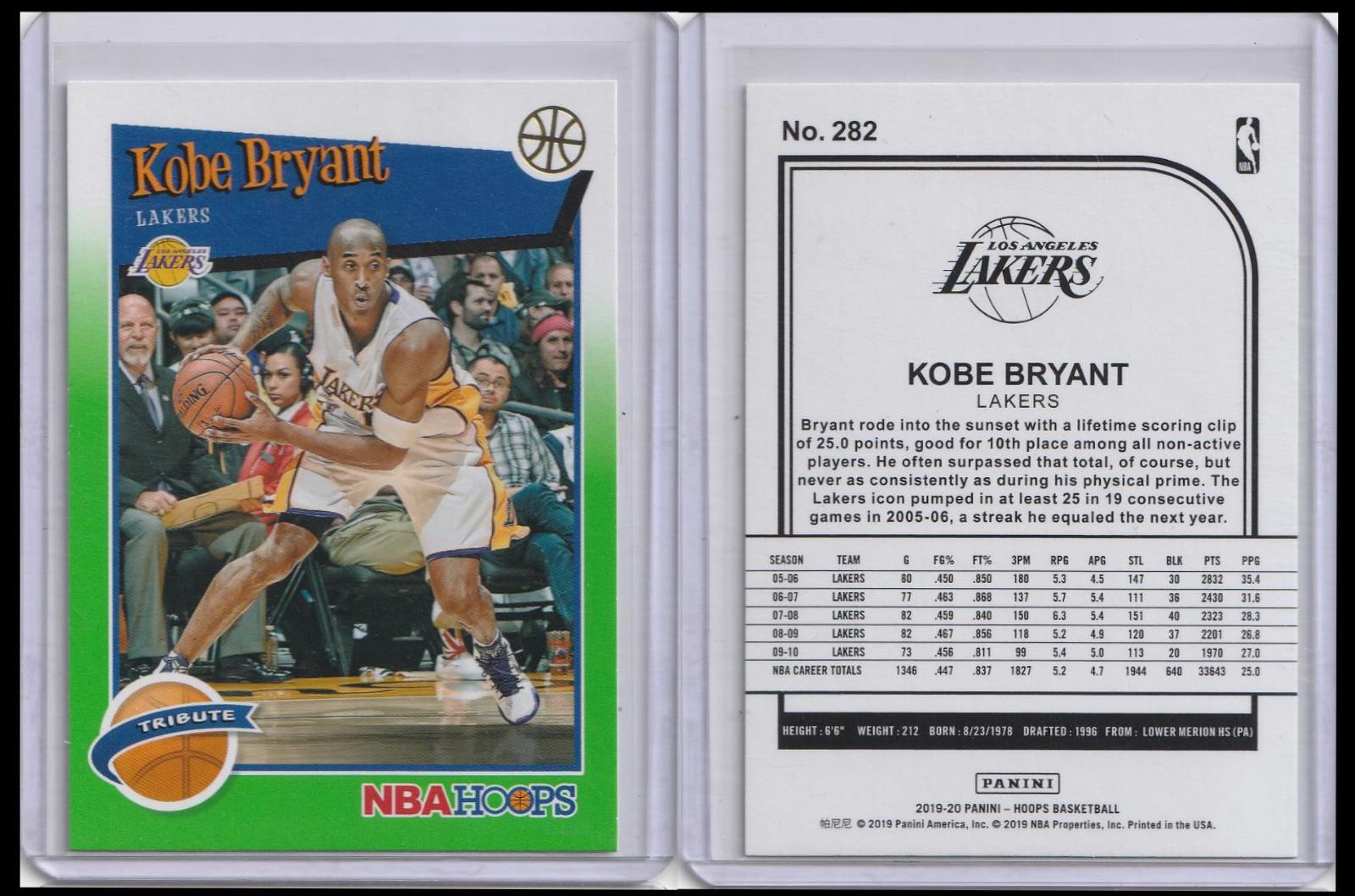 Kobe Bryant [Neon Green] #282