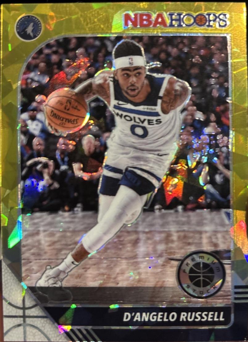 D'Angelo Russell [Gold Cracked Ice] #18