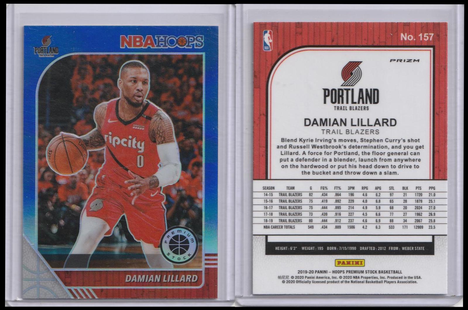 Damian Lillard [Blue Prizm] #157