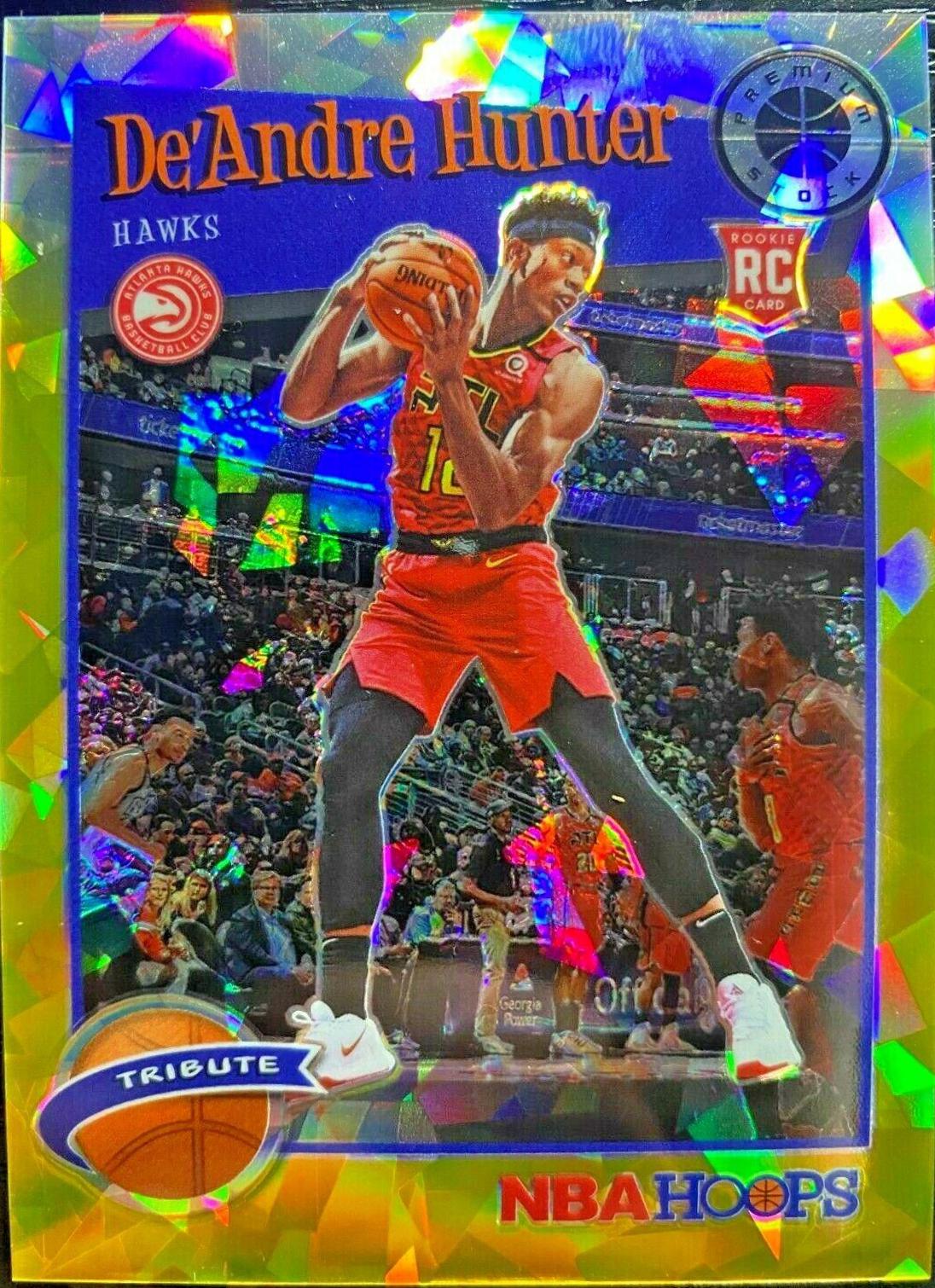 De'Andre Hunter [Gold Cracked Ice] #299