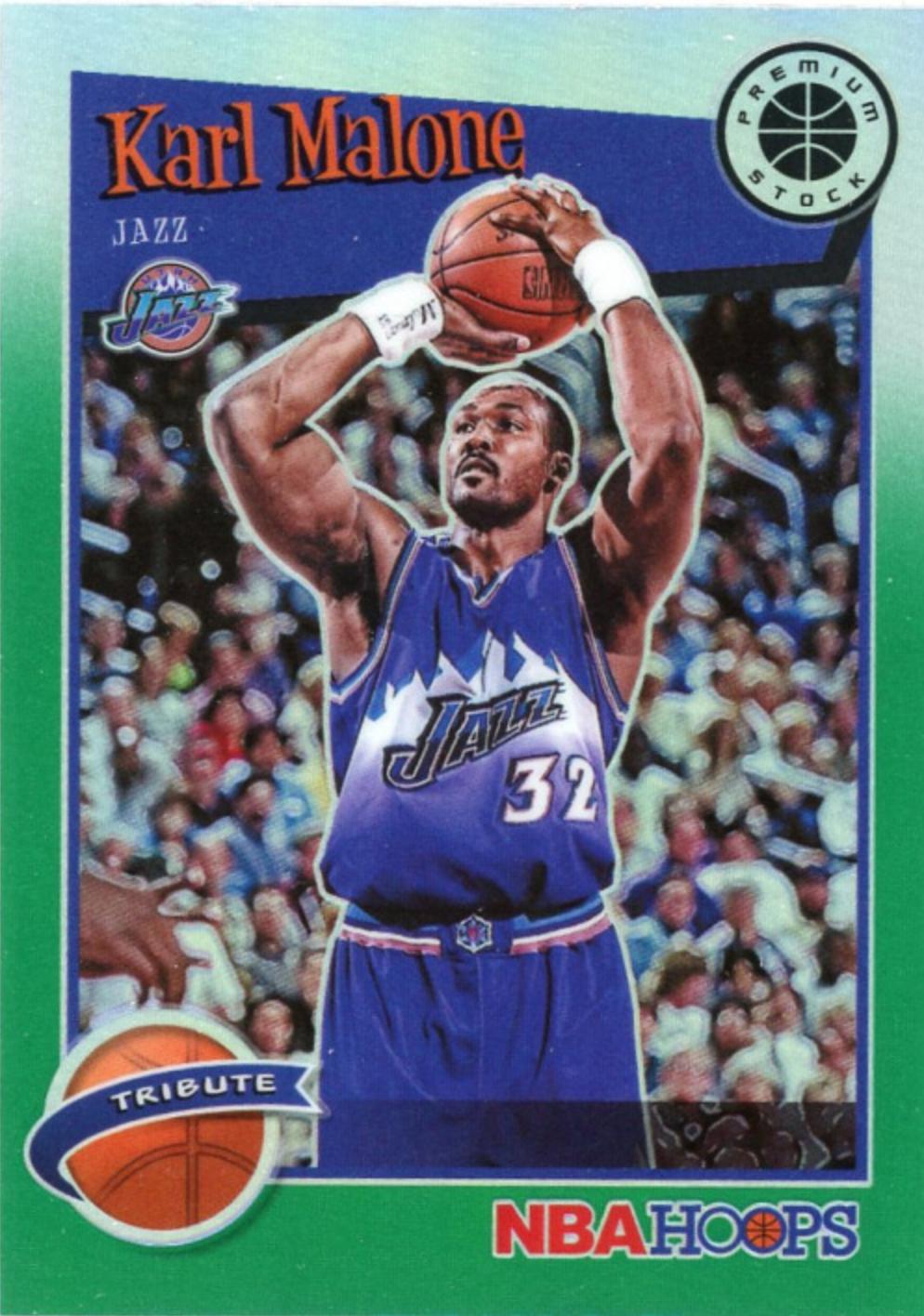 Karl Malone [Green Prizm] #286