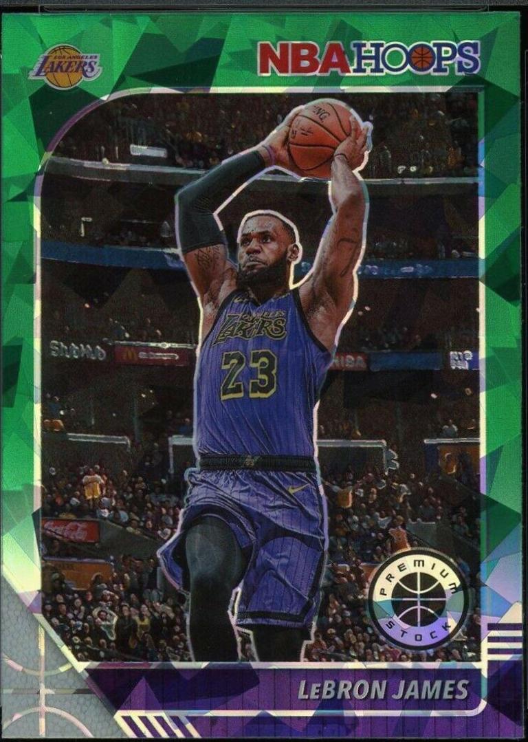 LeBron James [Green Cracked Ice] #87