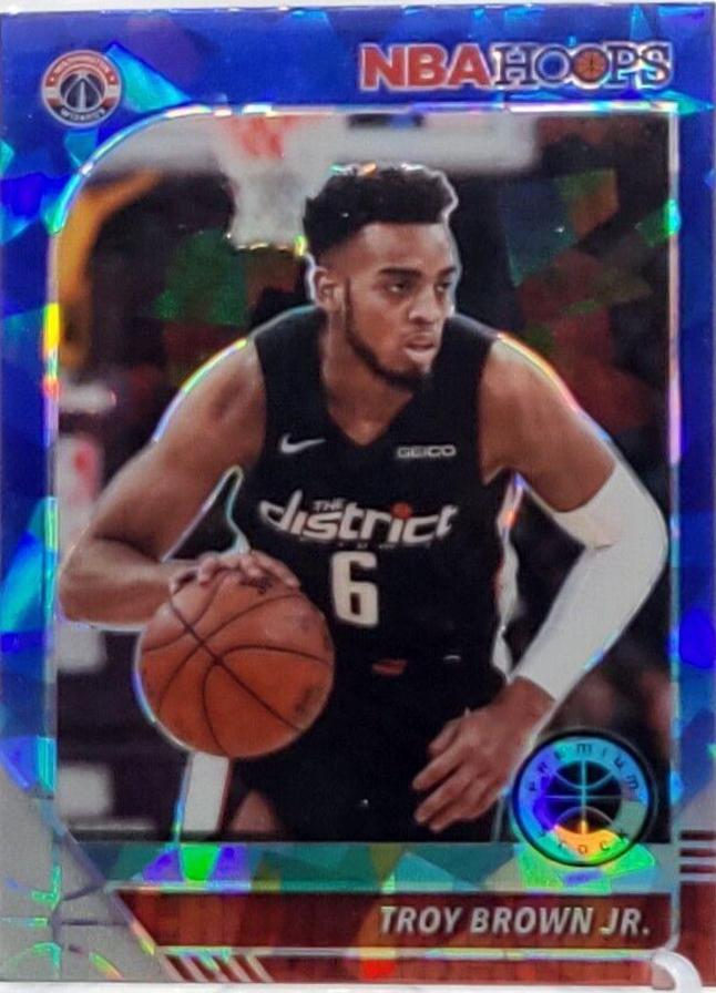 Troy Brown Jr. [Blue Cracked Ice] #194