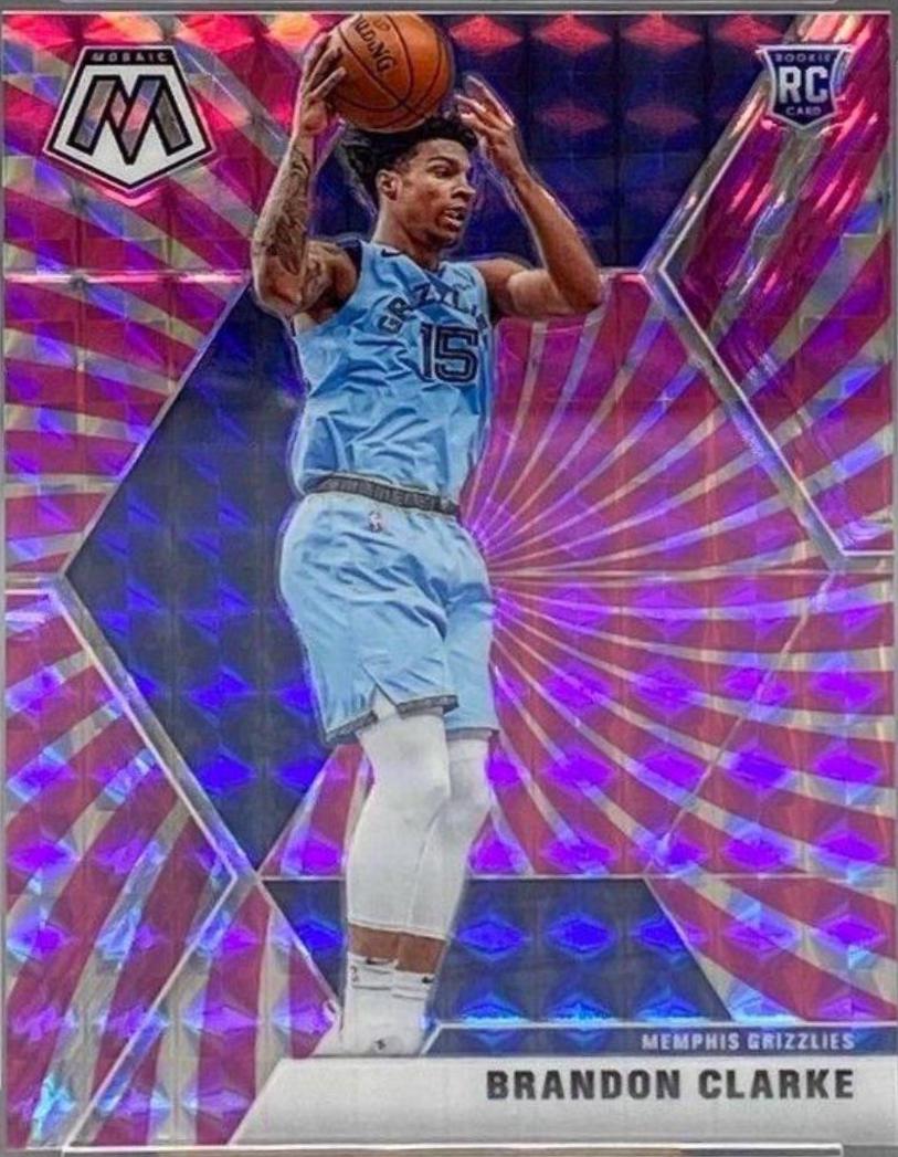 Brandon Clarke [Pink Swirl] #207