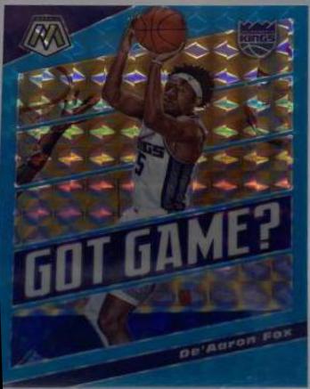 De'Aaron Fox [Blue Fluorescent] #10
