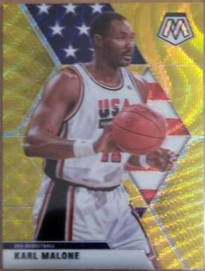 Karl Malone [Gold Mosaic] #257