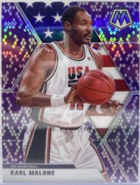 Karl Malone [Purple Mosaic] #257