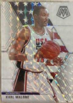 Karl Malone [White Mosaic] #257