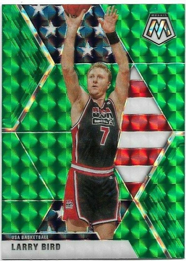 Larry Bird [Green Mosaic] #254