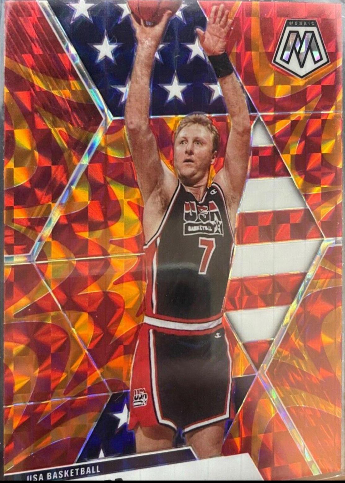 Larry Bird [Reactive Orange] #254