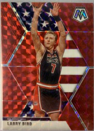 Larry Bird [Red Mosaic] #254
