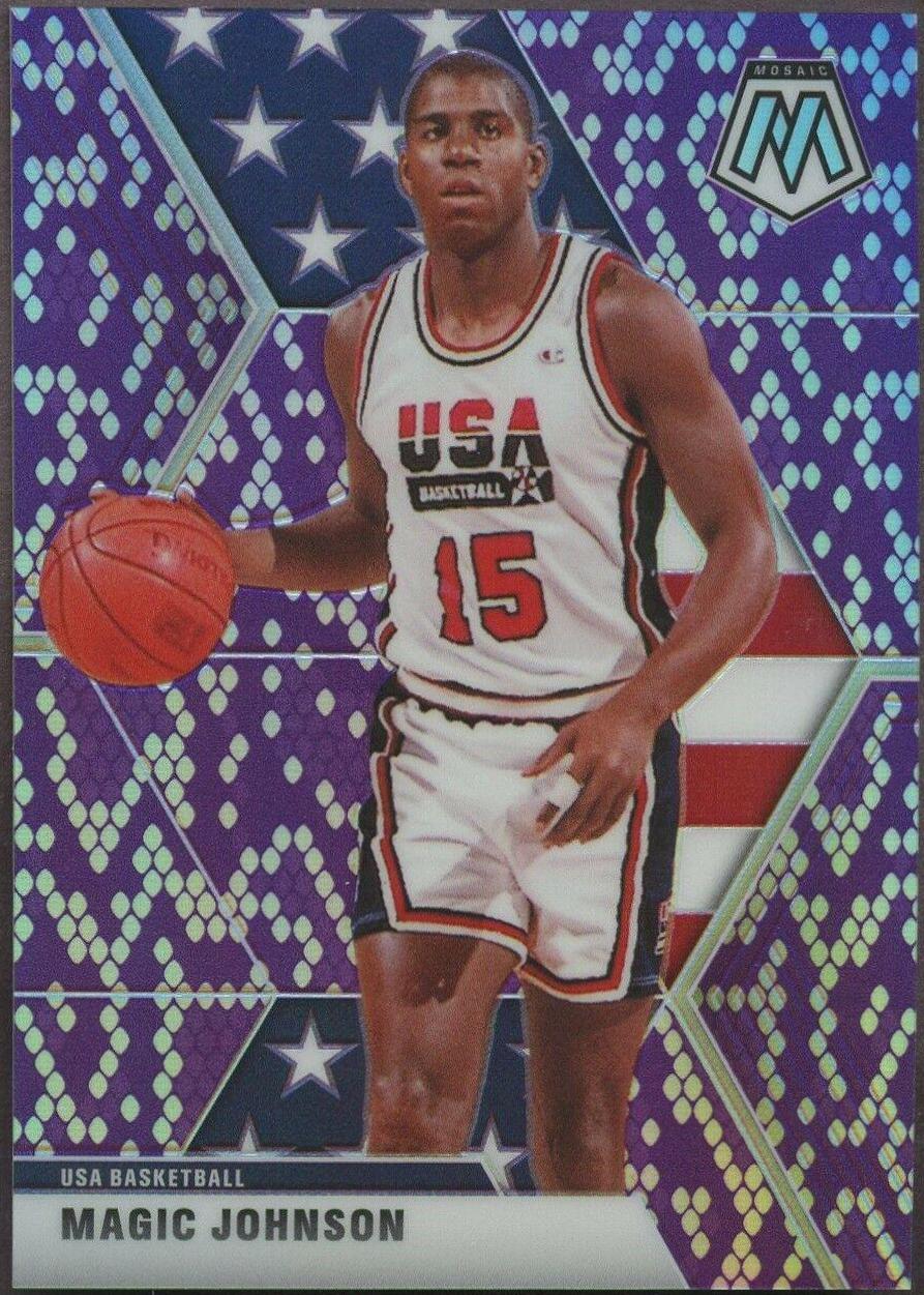 Magic Johnson [Purple Mosaic] #255