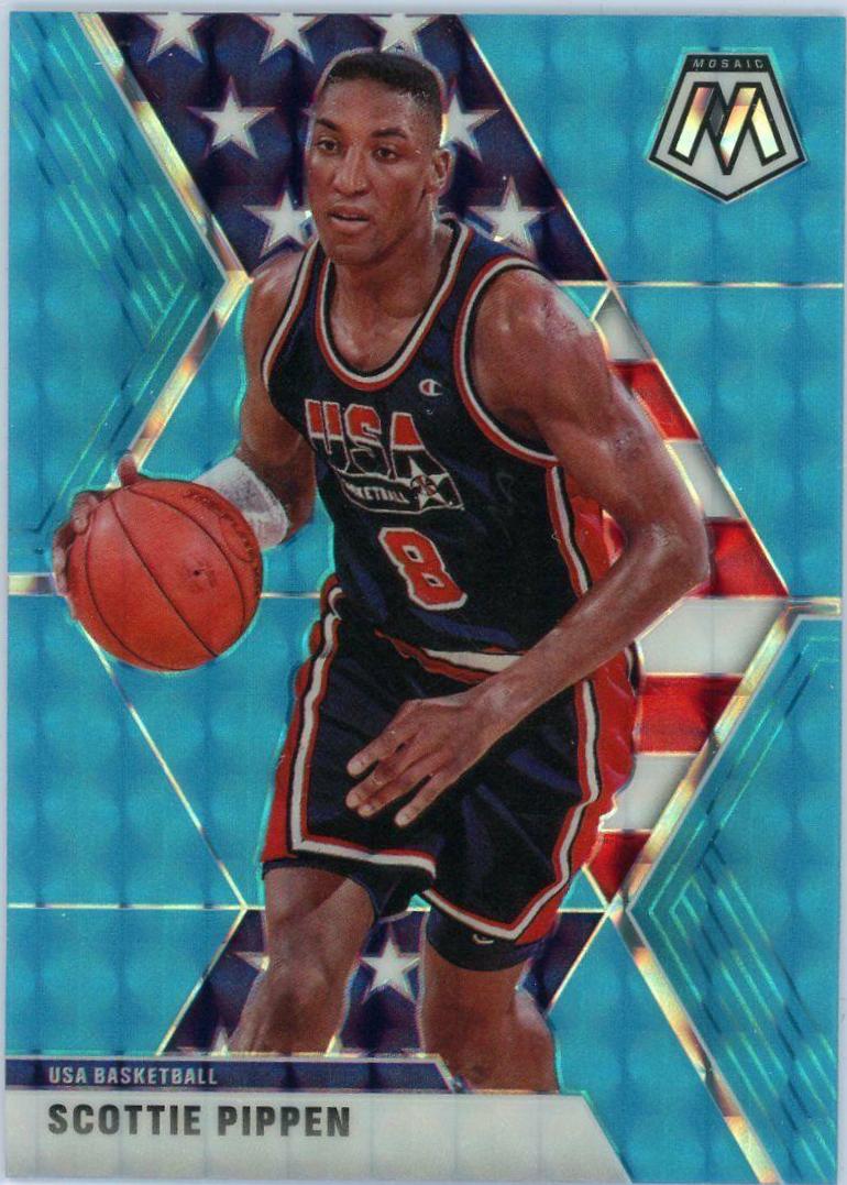 Scottie Pippen [Blue Fluorescent] #256