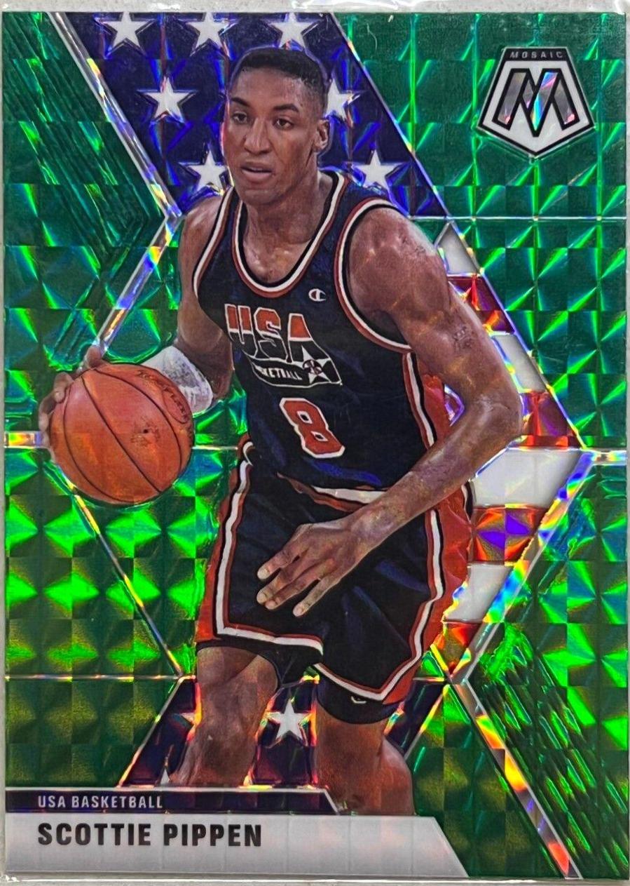 Scottie Pippen [Green Swirl] #256
