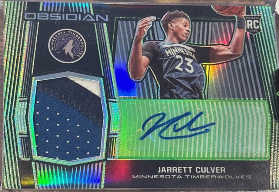 Jarrett Culver [Jersey Autograph Green] #213