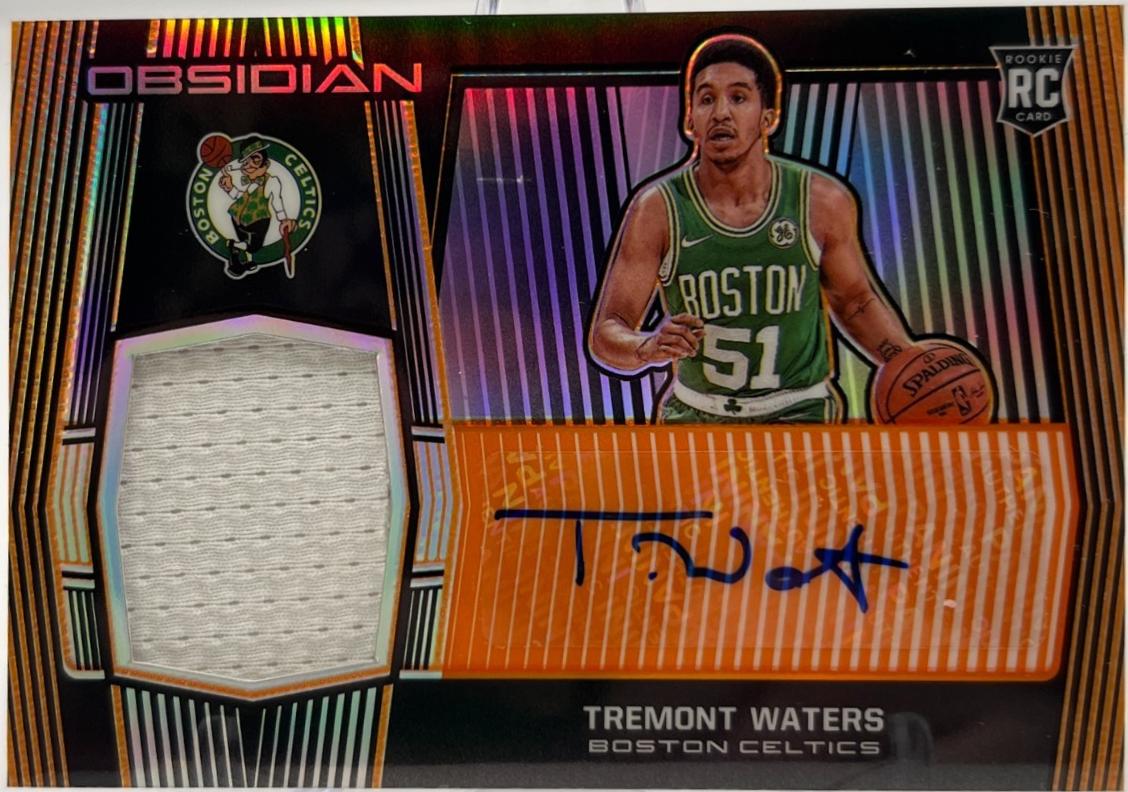 Tremont Waters [Jersey Autograph Orange] #202