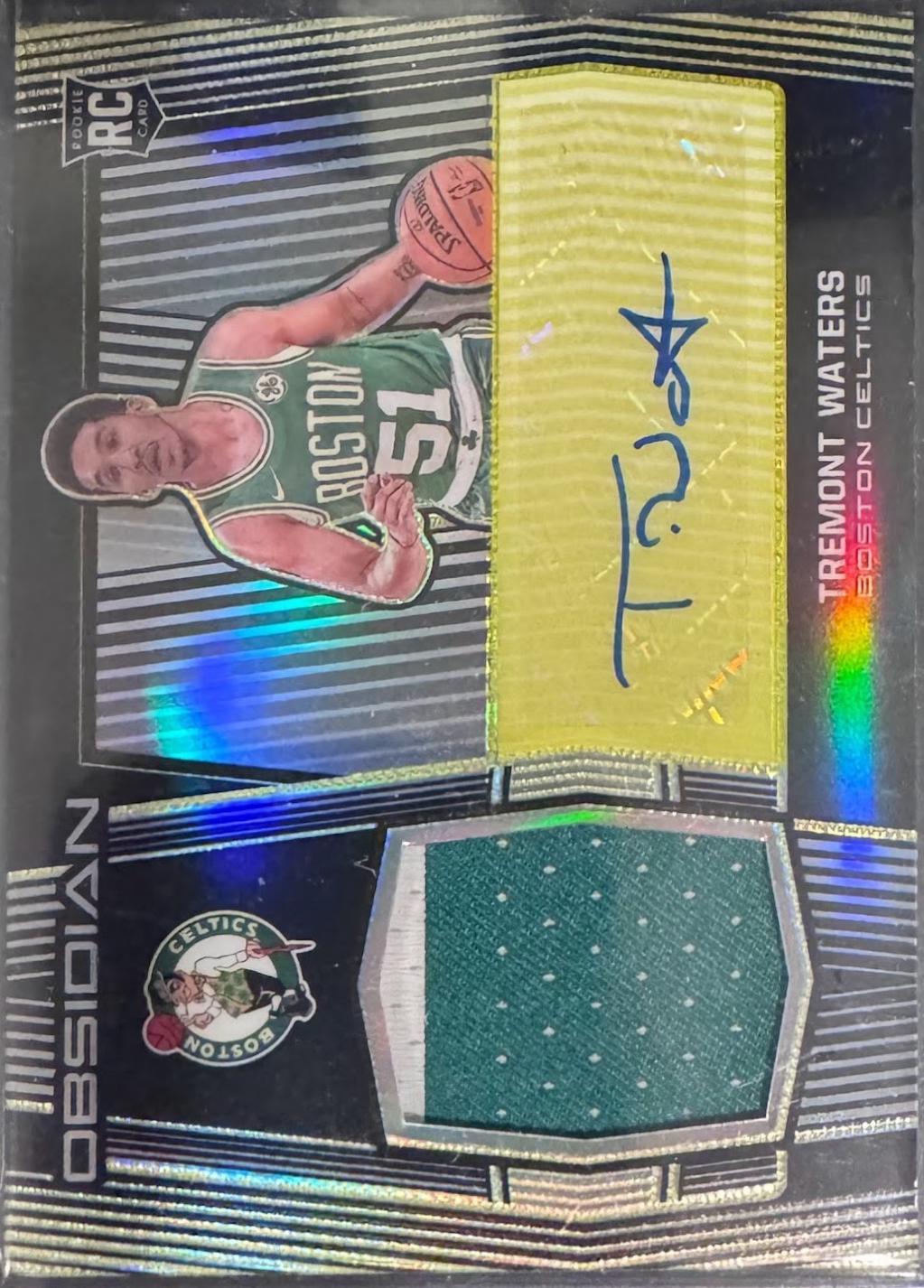 Tremont Waters [Jersey Autograph Yellow] #202