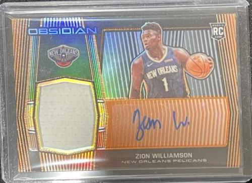Zion Williamson [Jersey Autograph Orange] #232