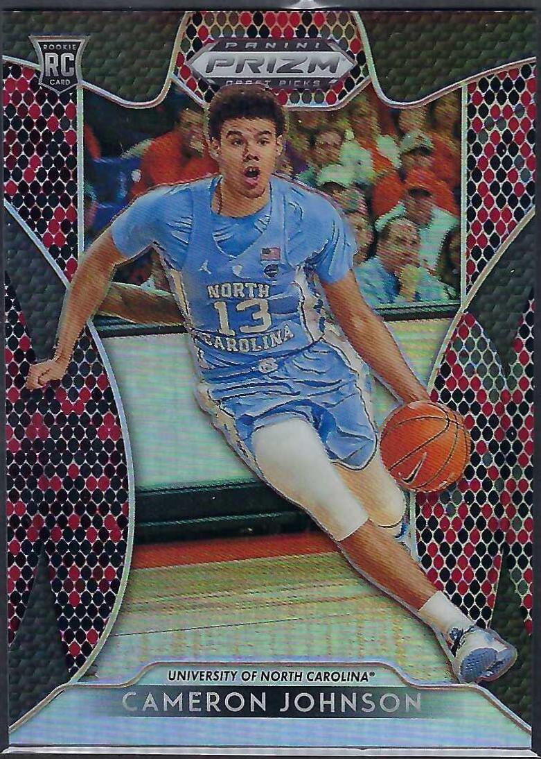 Cameron Johnson [Red & Black Snake Skin Prizm] #76
