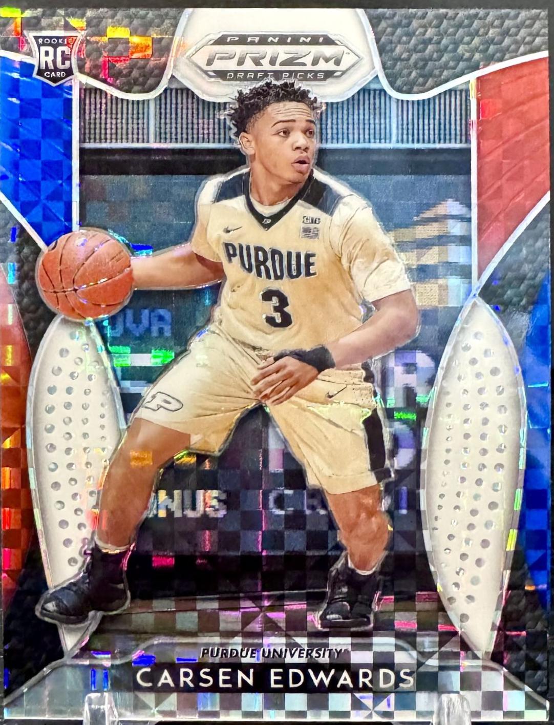 Carsen Edwards [Red, White, Blue Prizm] #34