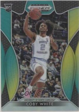 Coby White [Green, Yellow Prizm] #70