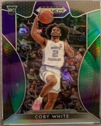 Coby White [Purple, Green Prizm] #70