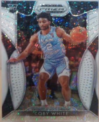 Coby White [White Sparkle Prizm] #8