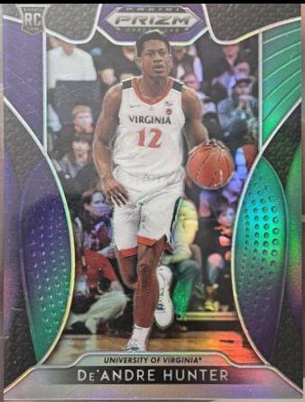 DE'Andre Hunter [Purple, Green Prizm] #67