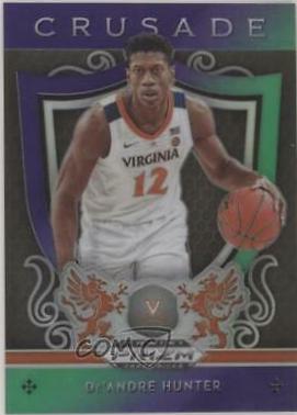 DE'Andre Hunter [Purple, Green Prizm] #78